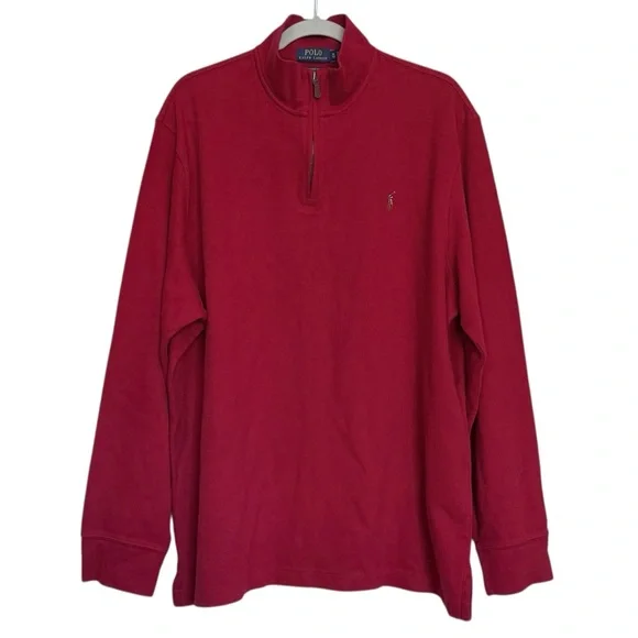 Polo Ralph Lauren Estate-Rib Quarter-Zip Pullover Size XL